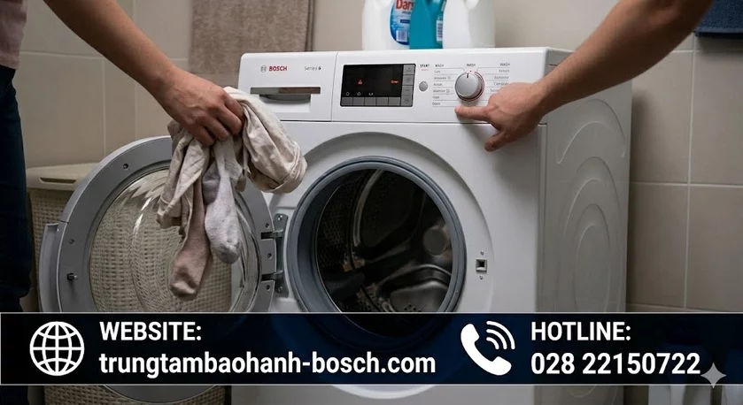 Máy giặt Bosch không giặt