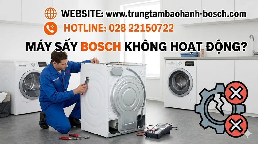 Máy sấy Bosch không hoạt động