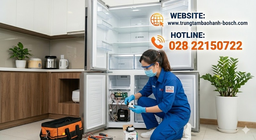 Sử dụng đồng hồ đo trị số kOhm của cảm biến tủ lạnh Bosch trước khi thay thế