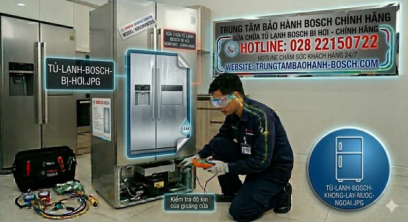 Tủ lạnh Bosch bị mùi hôi